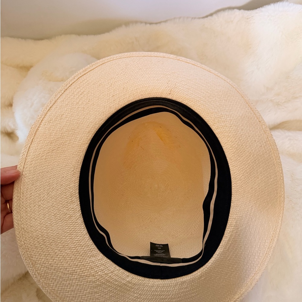 rag & bone Cream and Black Women's Hat NWOT - Picture 7 of 11